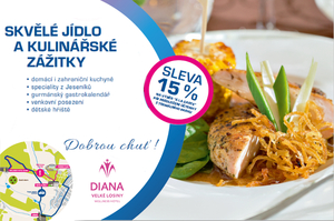 15% sleva do restaurace hotelu DIANA 15% sleva do restaurace hotelu DIANA