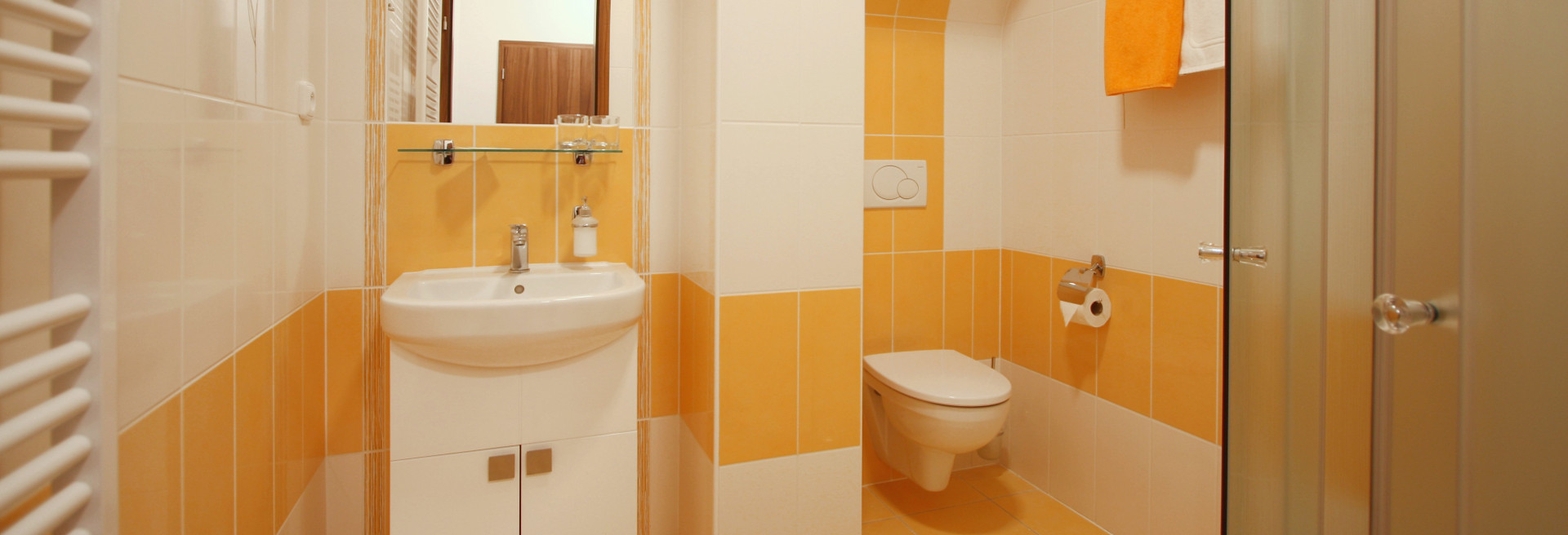 Bathroom in spa villa GAZÁRKA - THERMAL SPA Velké Losiny