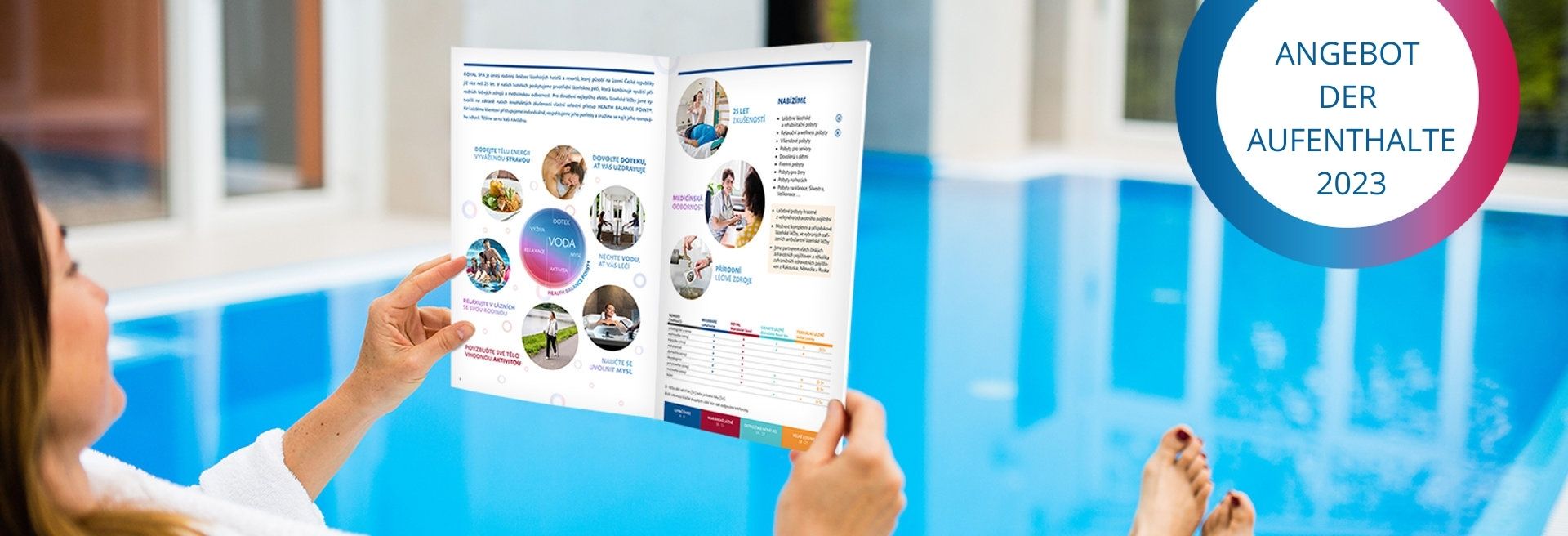 SCHAUEN SIE SICH DEN KATALOG DER KURAUFENTHALTE GÜLTIG AB 1.1.2023 AN