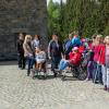 U sanatoria Šárka přivítali prezidenta klienti včetně maminek s dětmi